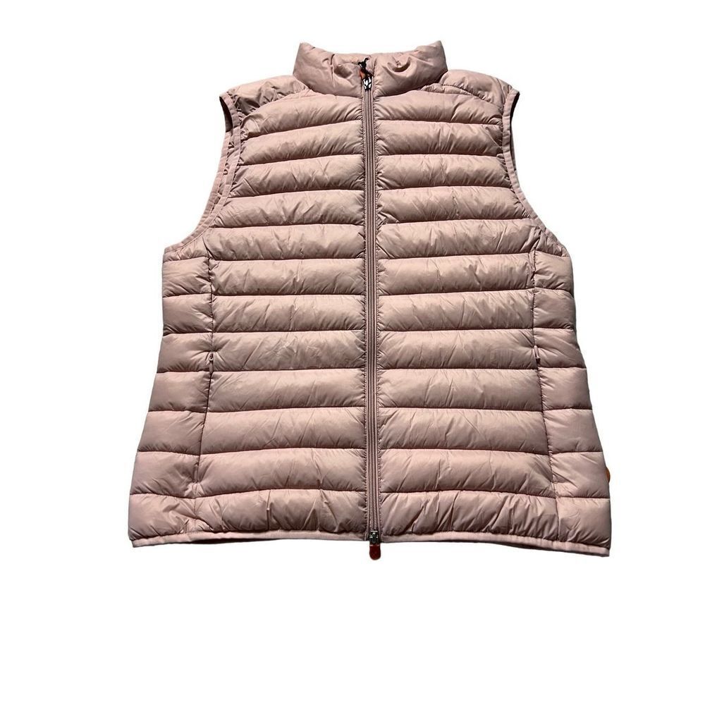 Save The Duck Plumtech Women's Blush Ultra Light Puffer Jacket Vest Size XL NWT